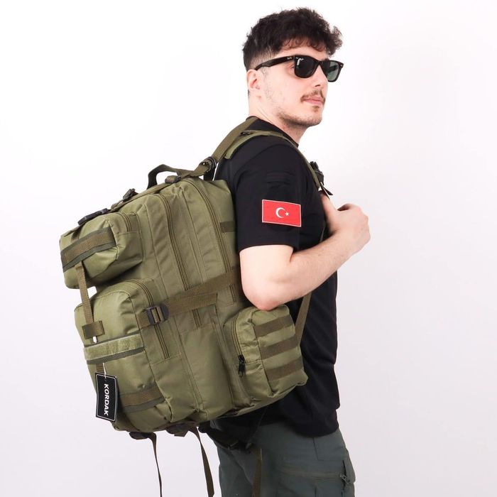 42 Litre Tactical Trekking Dağcı Sırt Çantası - Haki
