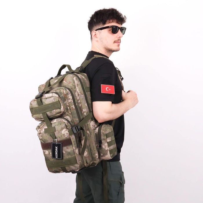42 Litre Tactical Trekking Dağcı Sırt Çantası - TSK Askeri Kamuflaj