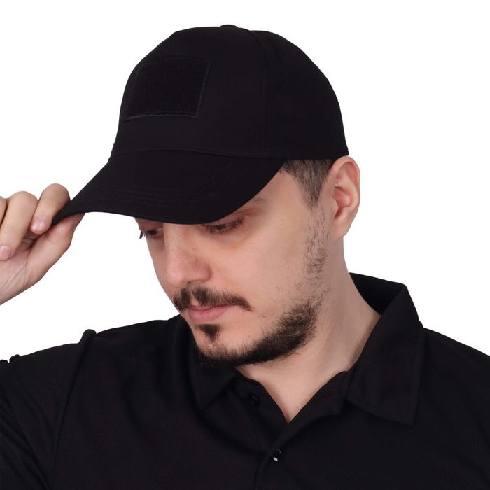 KORDAK Tactical Şapka Peç Alanlı - Siyah