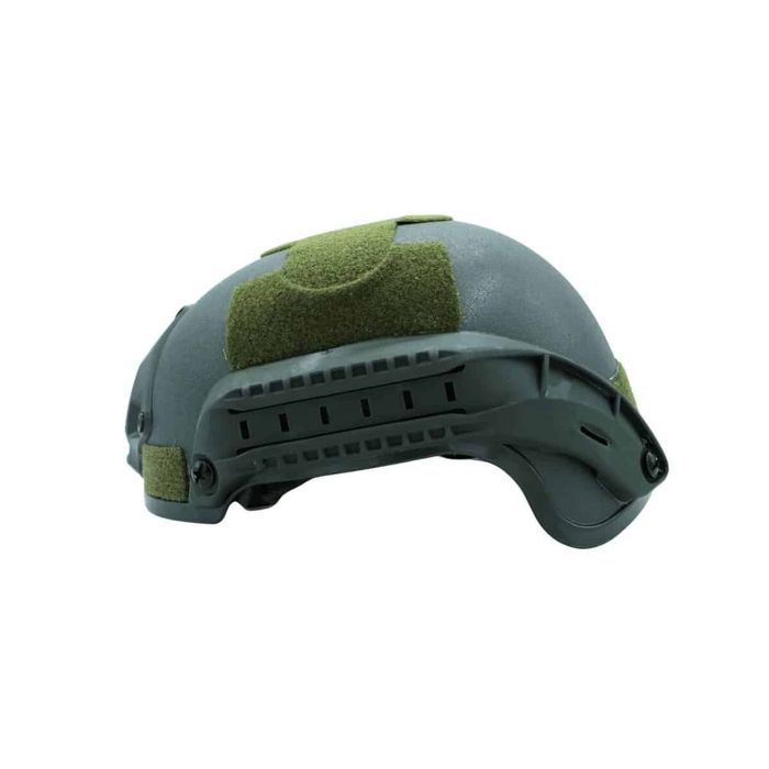 Kulaksız Kompozit Kısa Askeri Kask Tactical Airsoft - Haki