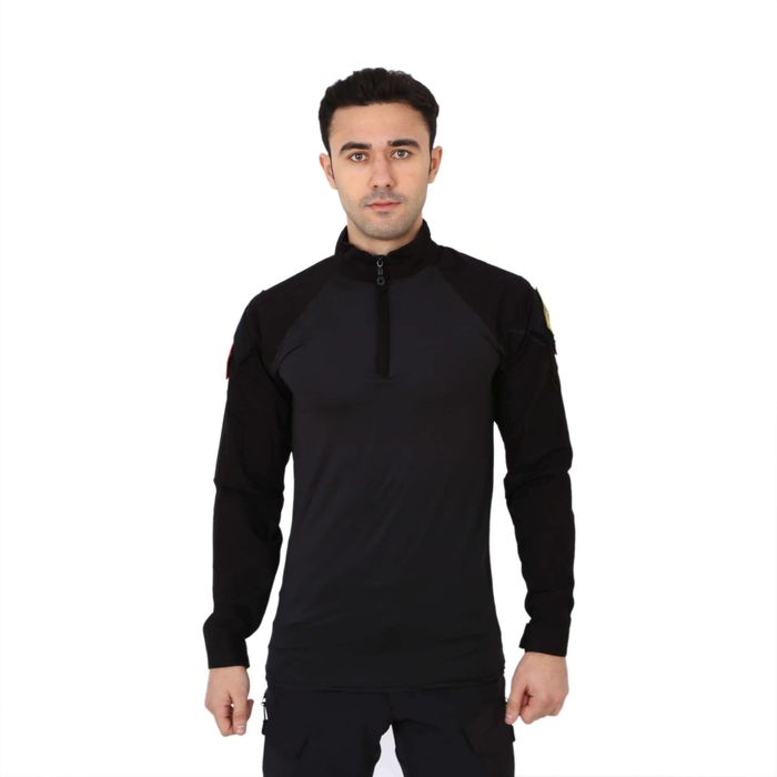 Tactical Combat Tişört Gömlek - Siyah
